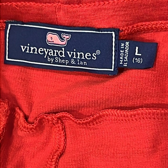 Vineyard Vines Red Jogger Pants w/Blue Drawstring Size Large (16) - Picture 10 of 14